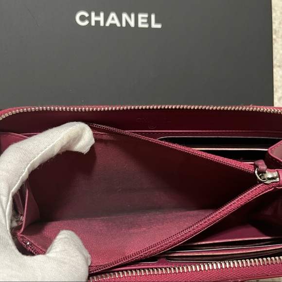 Authentic Chanel patent quilted long wallet with complete inclusion - Picture 16 of 16